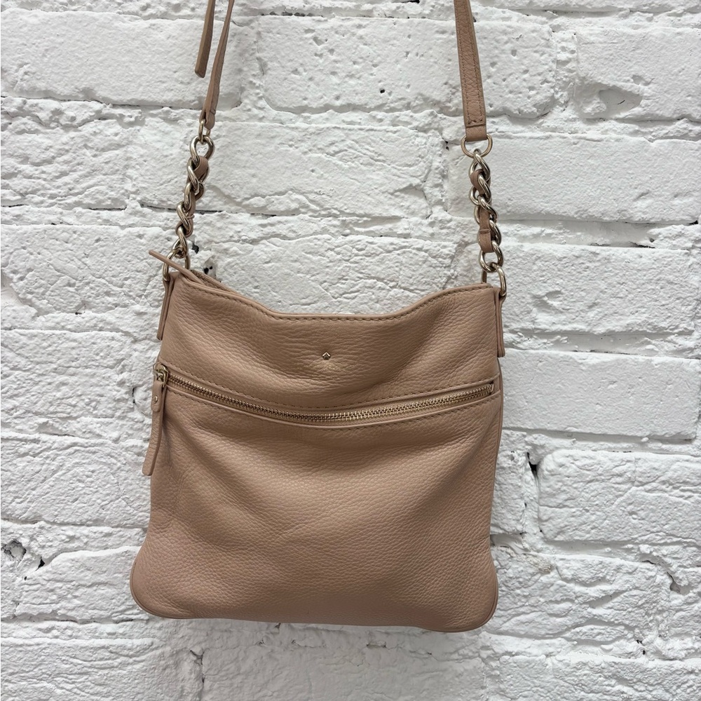 Kate Spade Beige Leather crossbody Bag